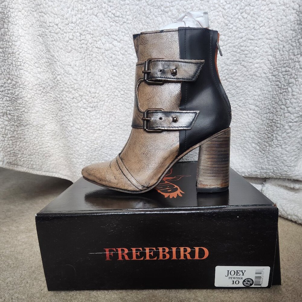 *New* Freebird Pewter Joey Bootie, Size 10. These boots are HOT!